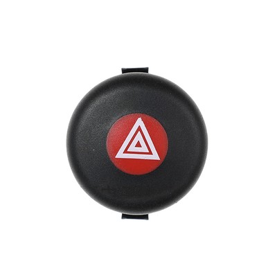 Hazard Warning Light Switch For Ford Transit MK6 (2000-2006) - Dashboard Push Button, Black