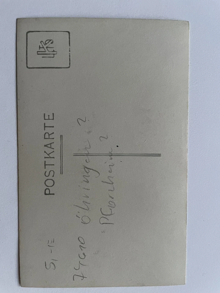 orig. Foto AK um 1910 Öhringen Pforzheim Bauer Hof Haus - Bild 2 von 2