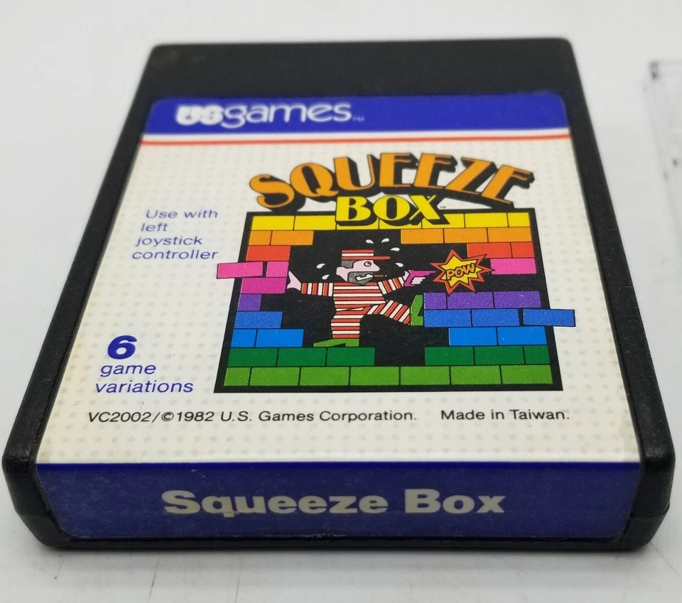 Squeeze Box (Atari 2600, 1982) U.S. Games Cartridge Only VC2002 6 Game Variation - Image 3 of 4