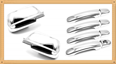 Chrome Side Mirror and Door Handle Covers For 2008-2012 Chevy Malibu