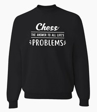 Chess Sweatshirt Board Game Lover Chess Player Gift Funny Sweater
