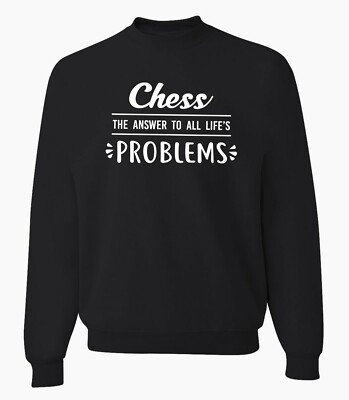 Chess Sweatshirt Board Game Lover Chess Player Gift Funny Sweater