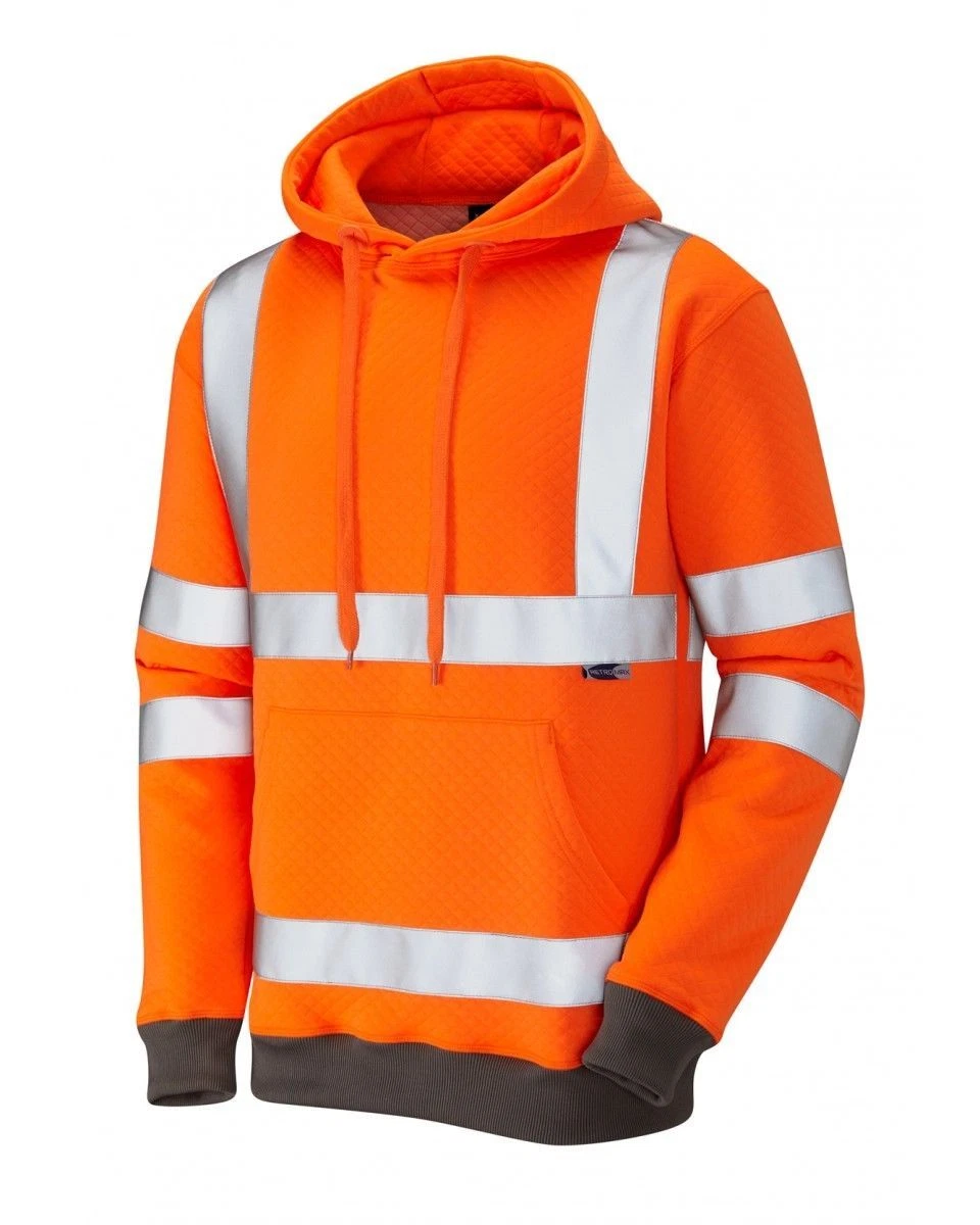 Orange work deals hoodie
