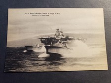 PATRULLA TORPEDERO BARCO EE. UU. PT Naval PORTAAVIONES Postal Segunda Guerra Mundial