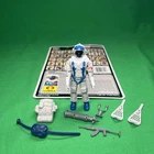 gi joe lot figure 1985 Snow Serpent 100% complete Full Card Back