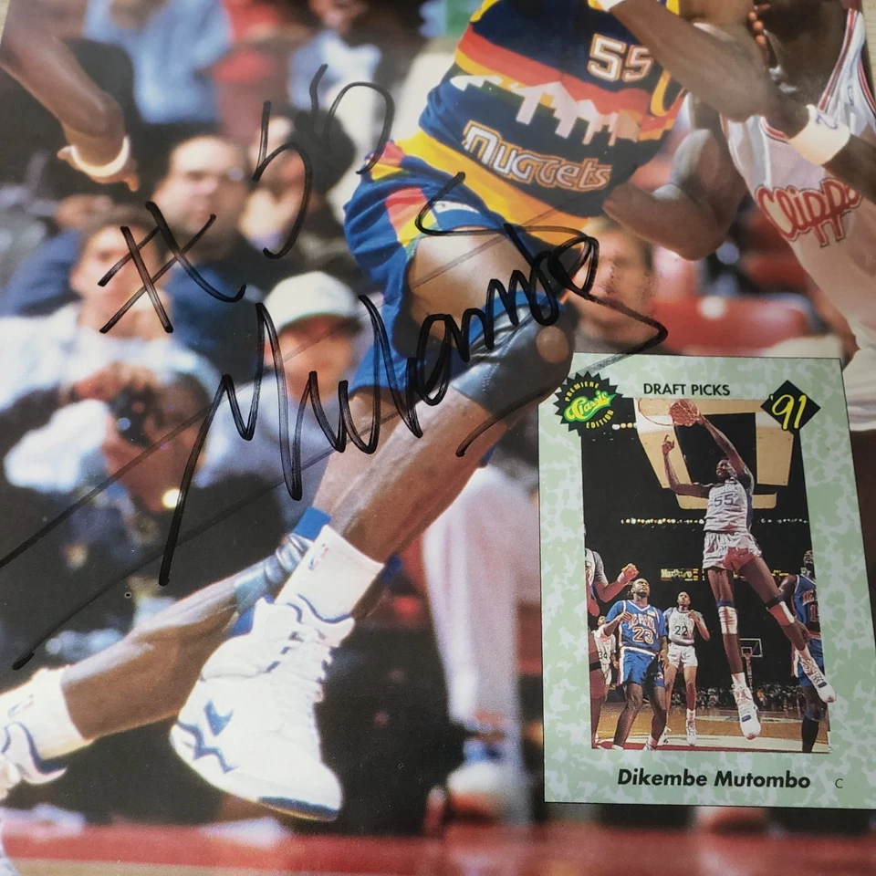 1992 February Beckett Focus Future Stars Magazine Dikembe Mutombo Autographed - Image 2 of 4