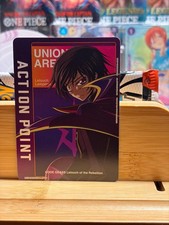 ACTION POINT CARD LELOUCH UE04BT/CGH-1-AP07 CODE GEASS Union Arena TCG NM