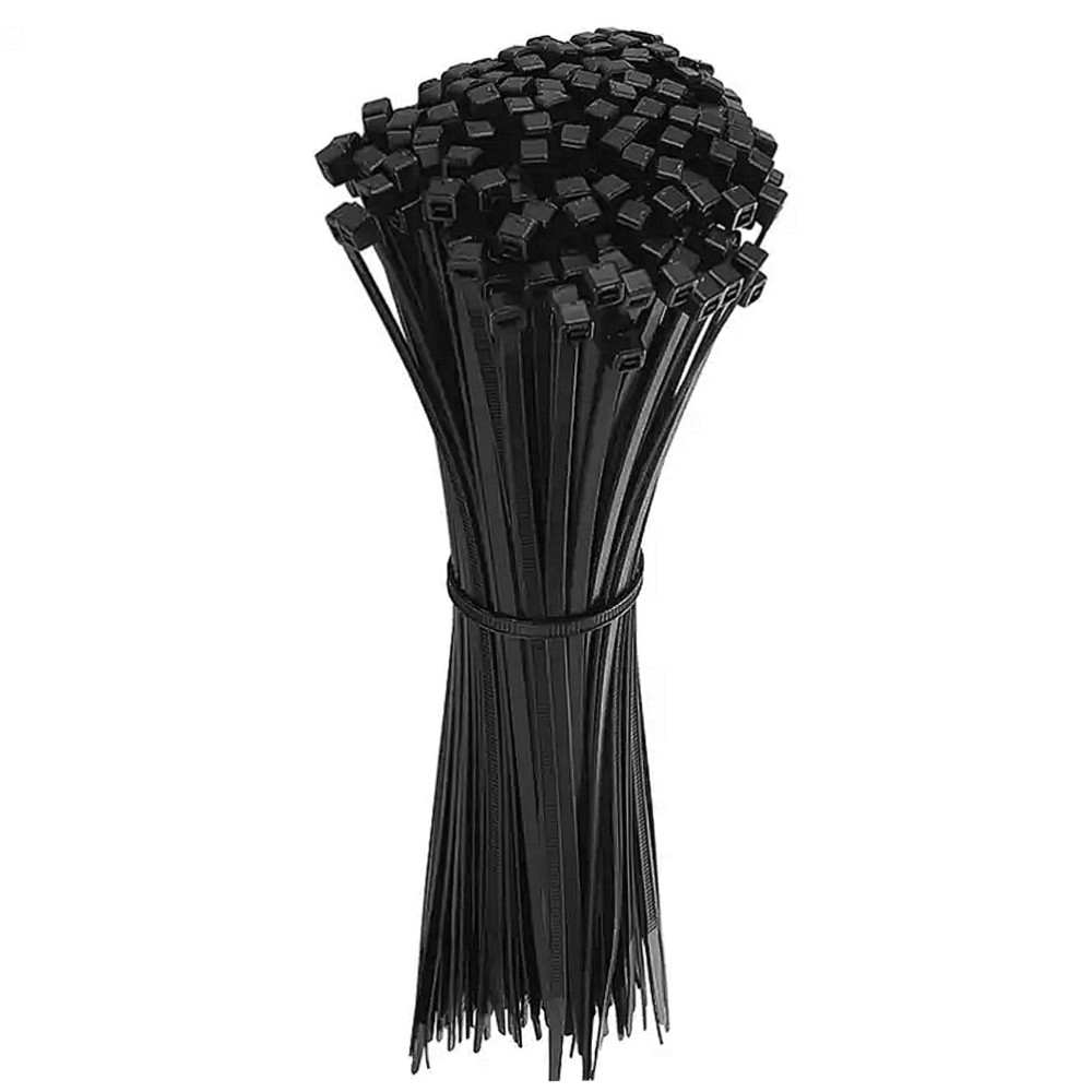 1000 Black Nylon Exhaust Zip Ties Heavy Duty Cable Wire Ties