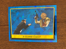 2023 Topps Chrome Sapphire Star Wars ROTJ A Close Call #143