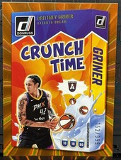 2025 Donruss WNBA #14 Brittney Griner Crunch Time Orange Laser #/399-Mercury (2)