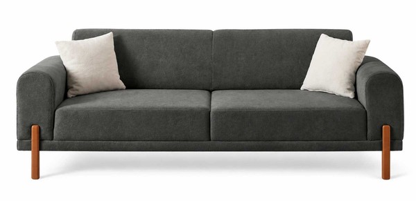 Bequemes Stilvolles 3-Sitzer Sofa Mit Weichen SitzfläChen Und Design-image