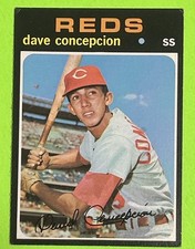 1971 Topps Dave Concepcion Rookie #14 Cincinnati Reds RC, EX