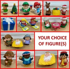 Fisher Price Little People replacement Christmas Nativity Advent N Pole figures