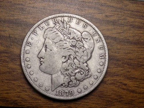 MORGAN SILVER DOLLAR 1879 NICE BETTER DATE XF+ ORIGINAL 90% SILVER DOLLAR