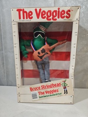 The Veggies Bruce Stringbean/Springsteen Plush Fun 1985 K.F. Designs #01018 NFRB