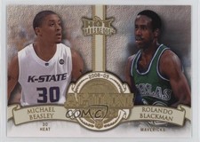 2008 Fleer Hot Prospects Alumni Mates Michael Beasley Rolando Blackman #AM-8 2k3