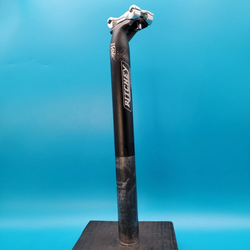 Велосипедный подседельный штырь Ritchey Pro диаметр 27,2 мм длина 300 мм 219 г черный сплав g30 - Изображение 2 из 4