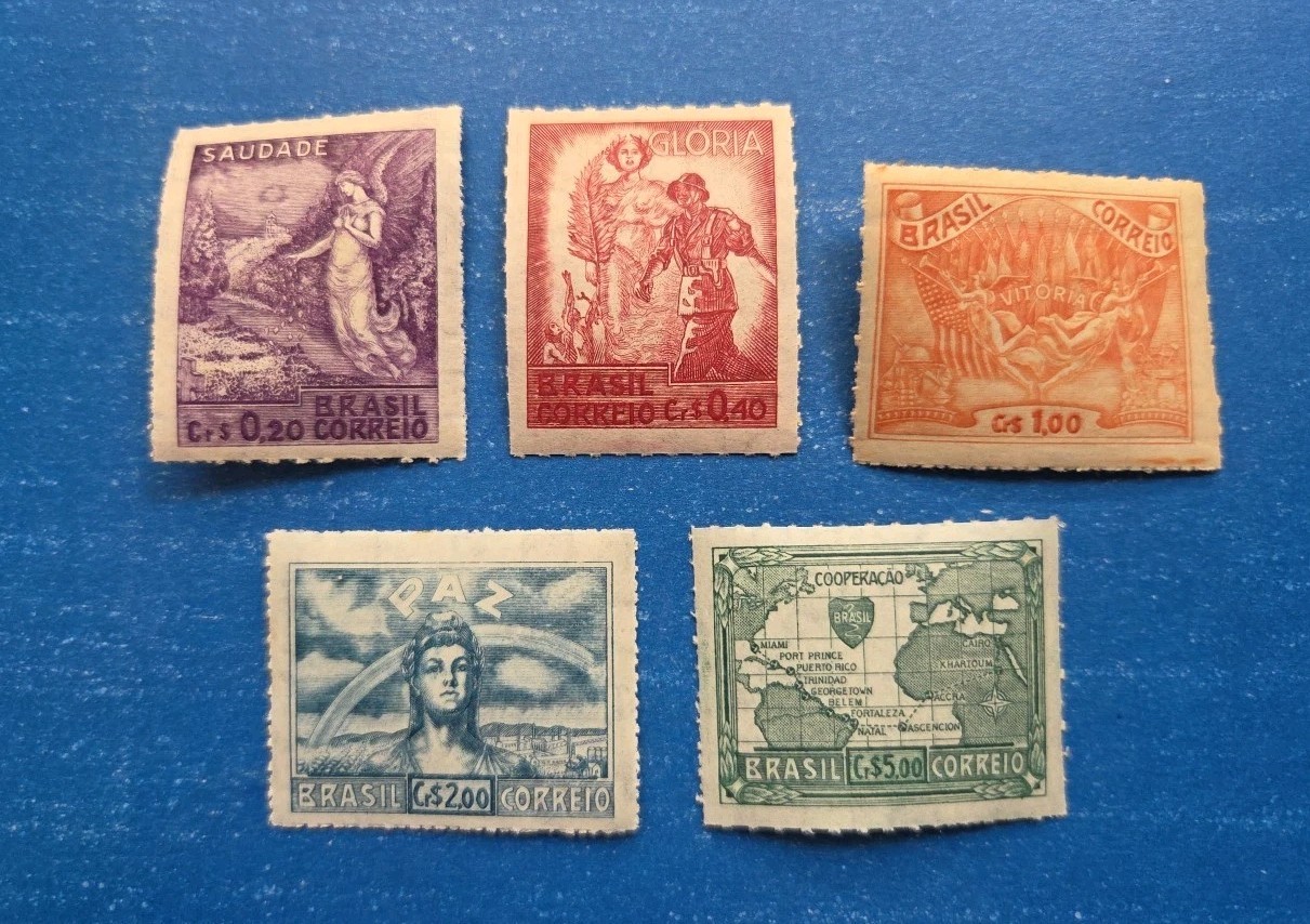 Brazil Stamps, Scott 628-632 Complete Set MNH