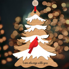Cardinal Christmas Ornaments - Red Cardinal Ornament, Memorial Gift for Loss of