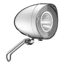Union Scheinwerfer 4925 Fahrradlicht Beleuchtung Dynamo chrom inkl. Halter