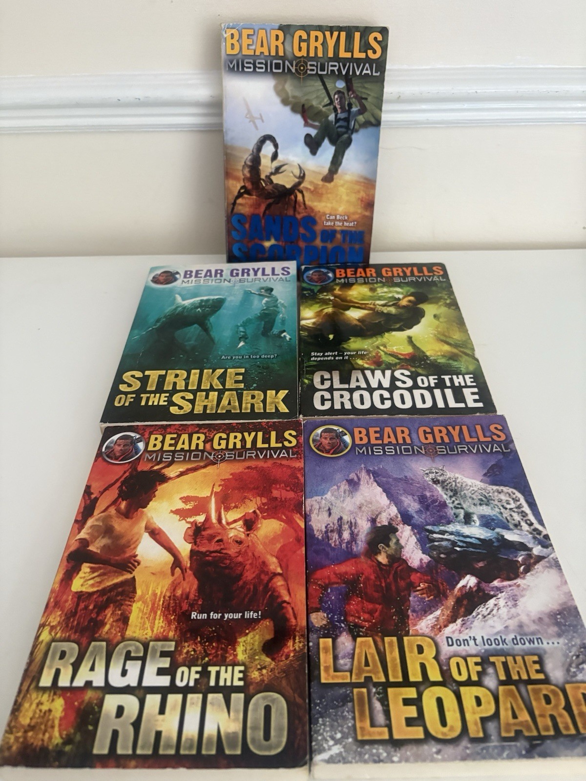 Bundle Of 5 Bear Grylls Mission Survival Paperback Books Job Lot
