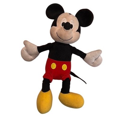 Disney Mickey Mouse Plush Doll Kohls Cares YOTTOY Black Red Stuffed Animal