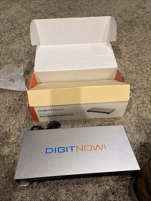 DIGITNOW Dual Monitor KVM Switch UHD 4K@60HZ HDM USB Remote Support EDID V805
