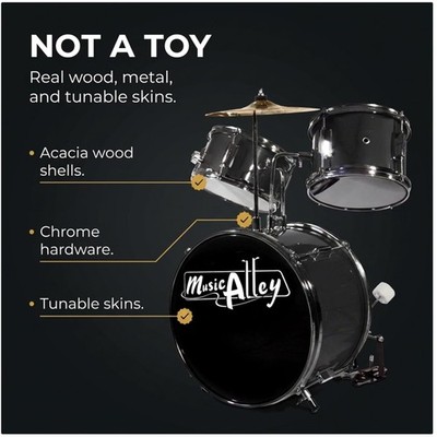 Durable Drum Set for Young Musicians