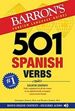 501 Spanish Verbs Paperback Theodore, Kendris, Christopher Kendri