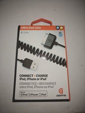 Griffin 3'  USB to Dock 10 Watt Cable NEW. For iPod, iPhone, ipad