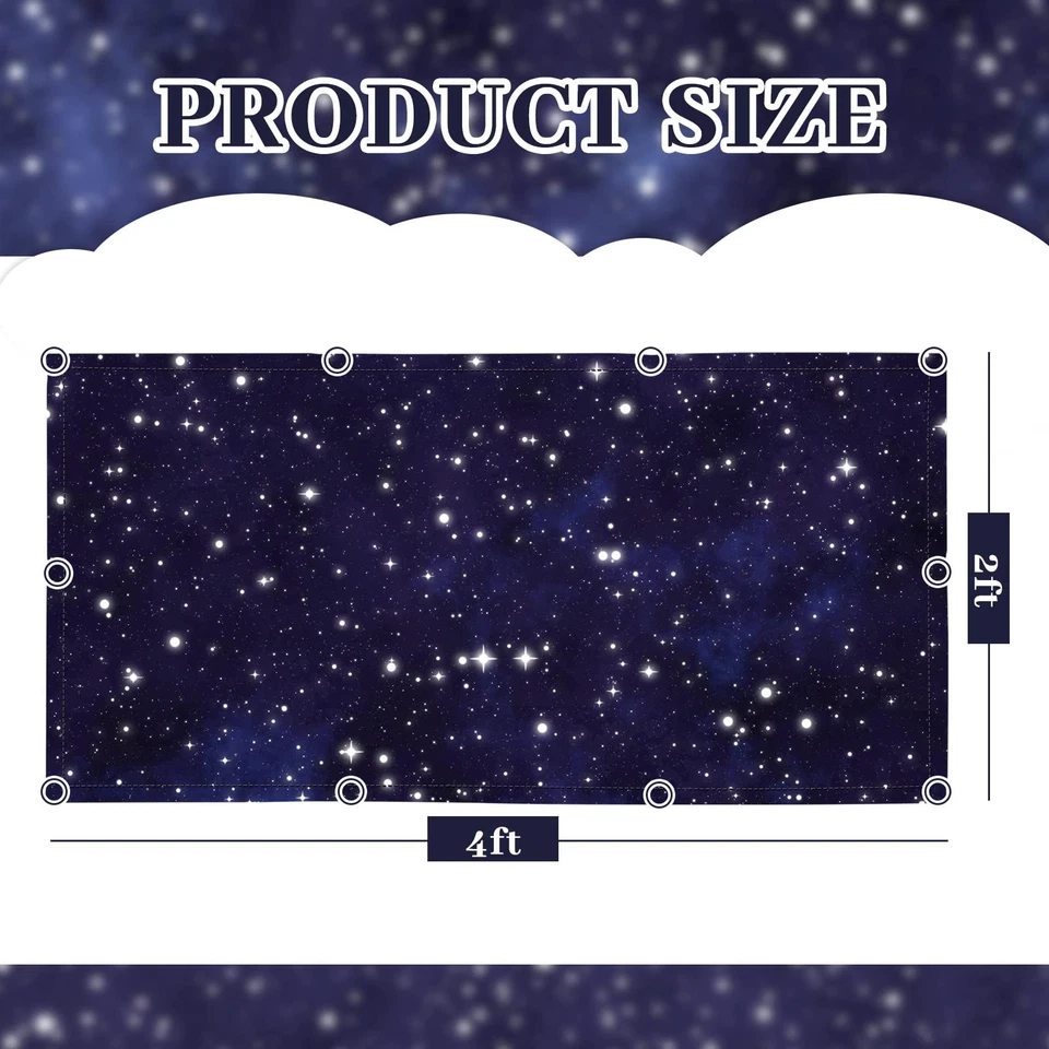 Pack of 2 Fluorescent Light Covers 4 x 2 Feet Magnetic Ceiling Light Cover Ro... - Image 2 of 4