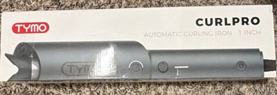 TYMO CurlPro Automatic Curling Iron 1'' Ceramic Metallic Gray, Anti-scald, 410°F