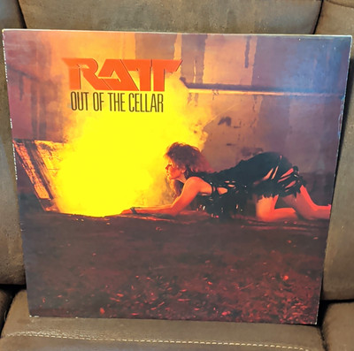 Ratt Out of the Cellar 12'' Vinyl LP Rock Hard Rock Record Cardboard Sleeve