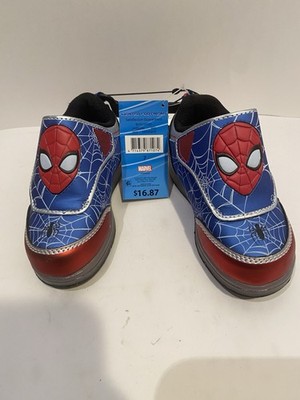 Marvel SpiderMan Toddler Boys (Light-up) Athletic Shoe Sneakers Size 9 NEW