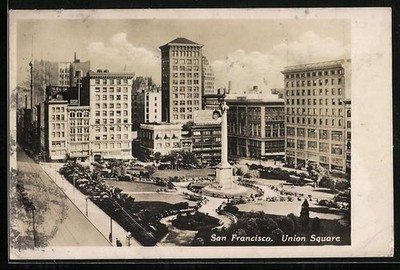 San Francisco, CA, Union Square, Ansichtskarte 