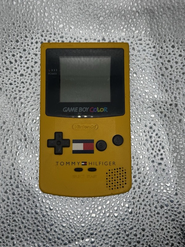 Nintendo Game Boy Color Tommy Hilfiger Edition CGB-001 Yellow Handheld System