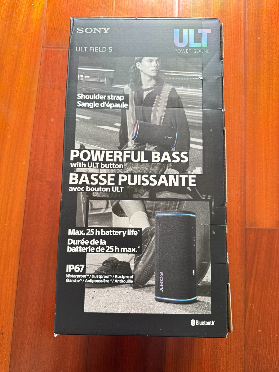 Sony ULT FIELD 5 Wireless Portable Speaker Black SRS-ULT50/B | eBay