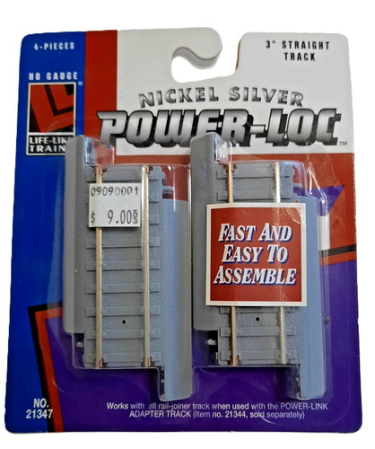 Modelo de ferrocarril de sección de vía recta de 3" escala HO 21347 realista (4 piezas) Nuevo de Lote Antiguo | Zustand: New