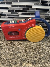 Vintage My First Sony CFM-2500 AM FM Radio Cassette Tape Player - Parts/Repair