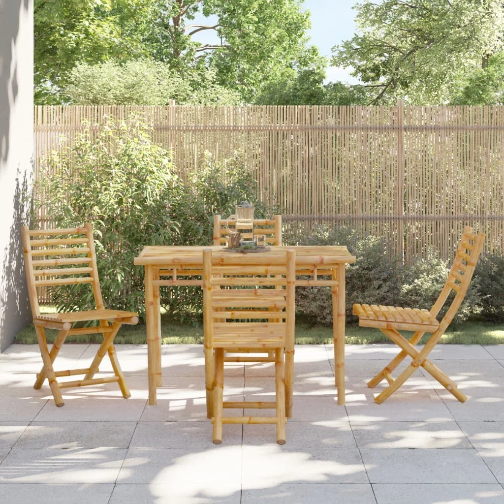 bambus lounge set 6 Piece Bamboo Garden Lounge Set with Cushions main image 1