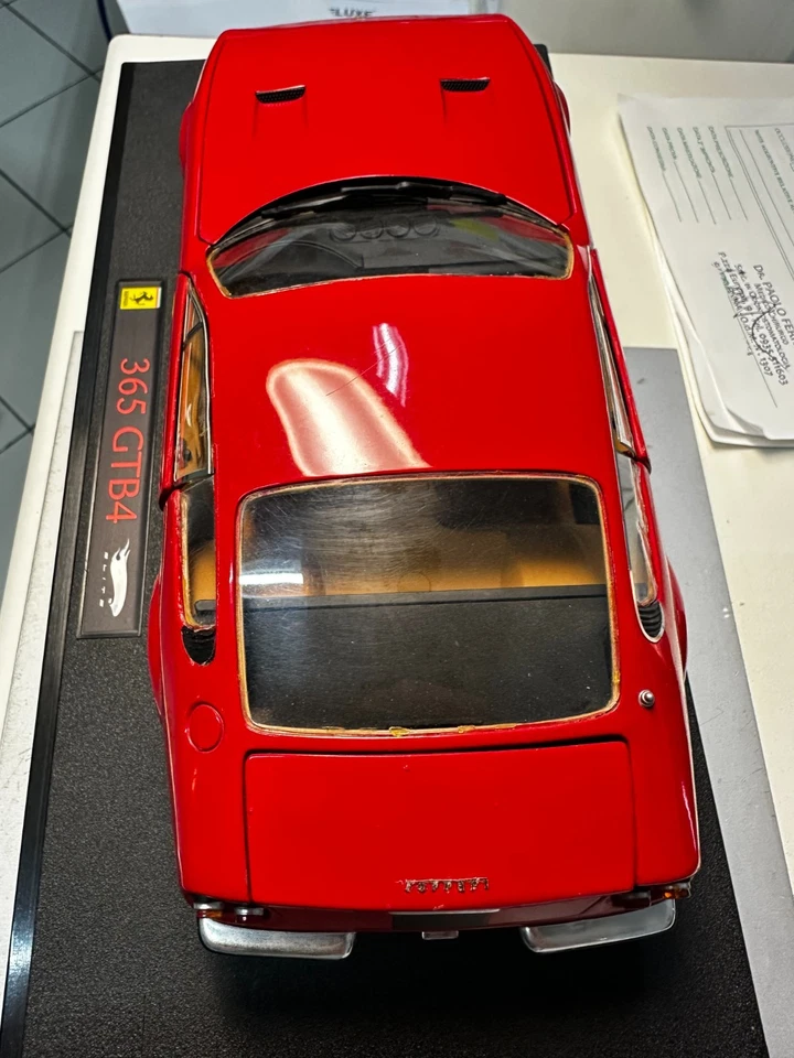 Ferrari 365 GTB/4 Daytona Hot Wheels Elite 1/18 - Spedizione rapida✅ - Immagine 3 di 4