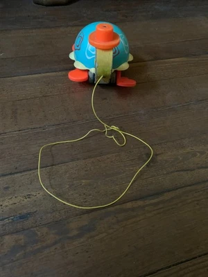 Ancien Jouet - Ref : 773 - La Tortue à Trainer Fisher Price - Vintage - USA 1962 - Photo 1/4