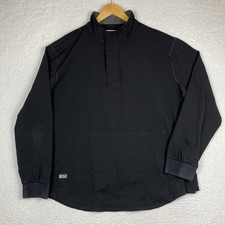 BYLT Elite Fairway Pullover Mens 2XL Black Snap Neck Golf Athleisure