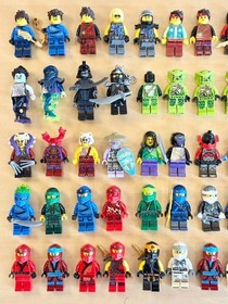 LEGO NINJAGO 58 Pieces Figures Set Bulk Sale