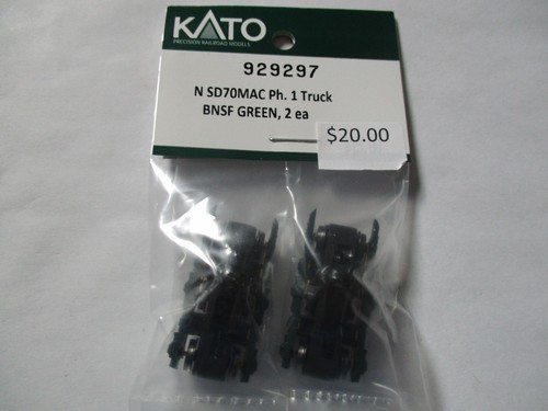 Camión Kato # 929297 SD 70 MAC frase 1 BNSF verde. 2 cada uno. Escala N | Condition: New