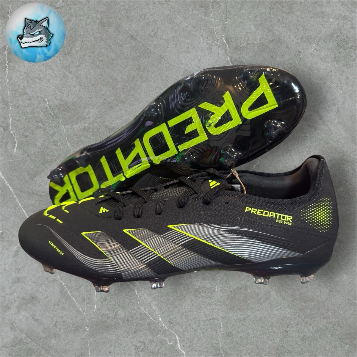 Adidas Predator Pro FG Men\'s 6.5 Black Electric Stealth Pack Cleats JI1197 NEW adidas Predator Pro TF Electric Stealth Pack Men main image 4