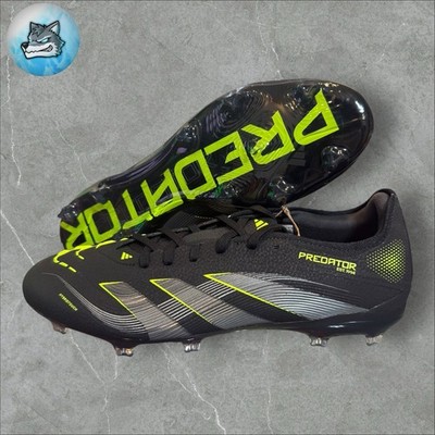 Adidas Predator Pro Firm Ground Soccer Cleats Black Men s Size 10.5 JI1197 NEW