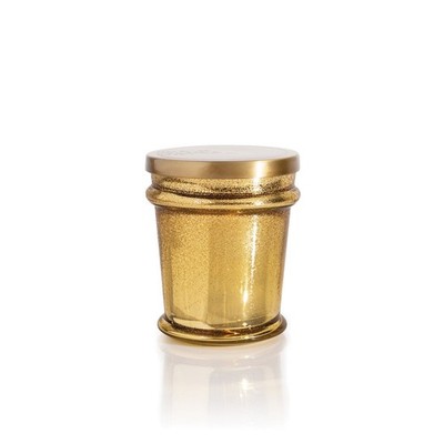 Capri Blue 8oz Volcano Gold Glitter Glass Candle