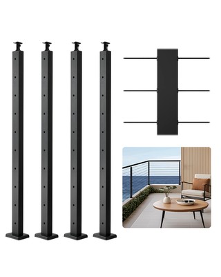 VEVOR 4 Pcs Cable Railing Post 36'' x 2'' x 2'' Deck Railing 4JZLGZXHS914MY65M001V0