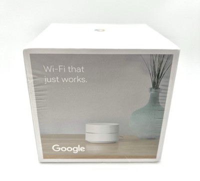 Google Wifi GJ2CQ AC1200 Mesh Router Dual-Band White Gigabit LAN 2-Port Sealed